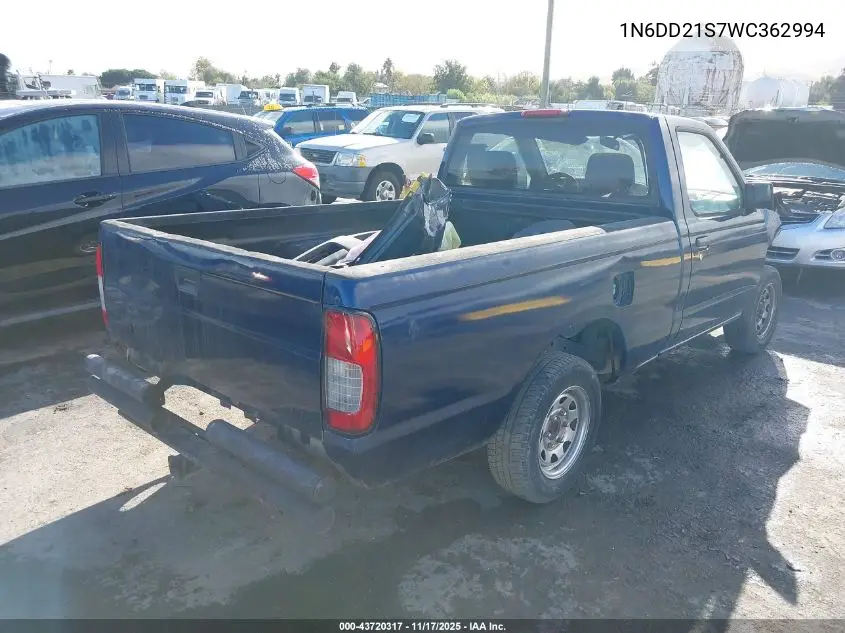 1N6DD21S7WC362994 1998 Nissan Frontier Standard/Xe