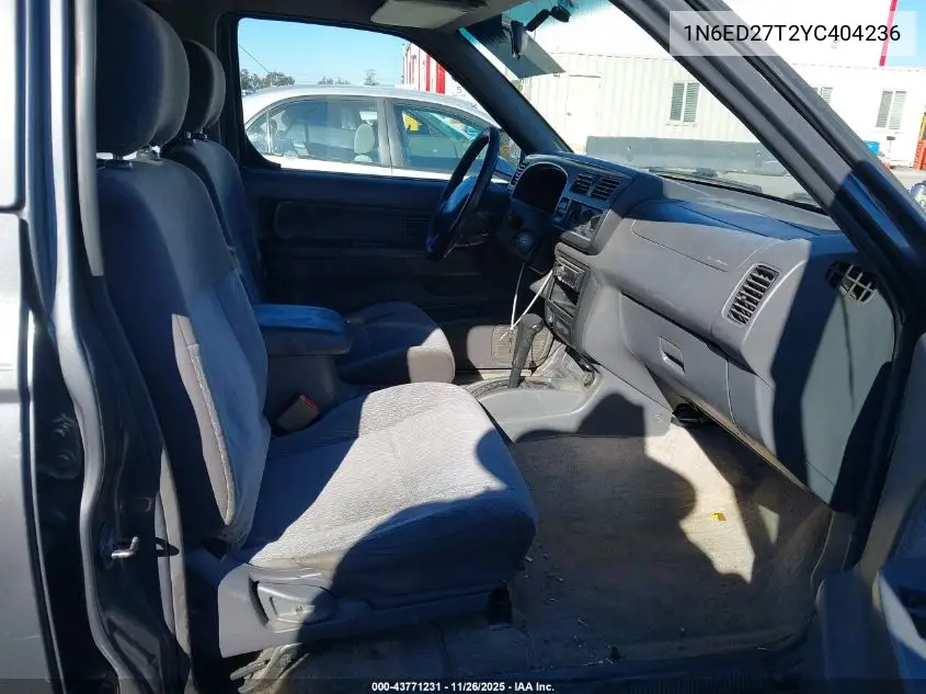 1N6ED27T2YC404236 2000 Nissan Frontier Se-V6/Xe-V6