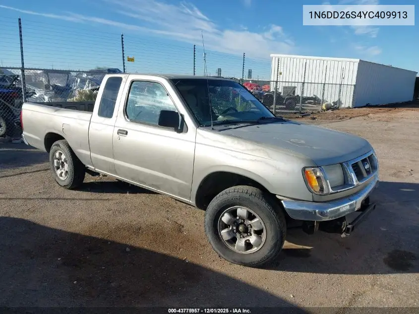 1N6DD26S4YC409913 2000 Nissan Frontier Xe