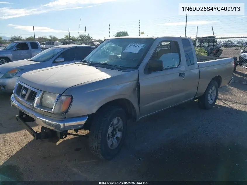 1N6DD26S4YC409913 2000 Nissan Frontier Xe