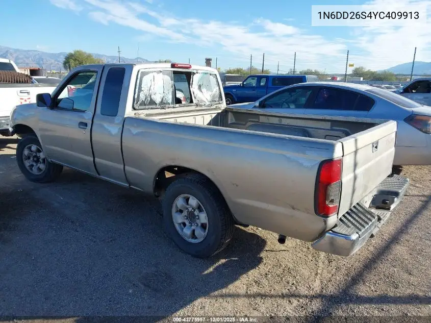 1N6DD26S4YC409913 2000 Nissan Frontier Xe