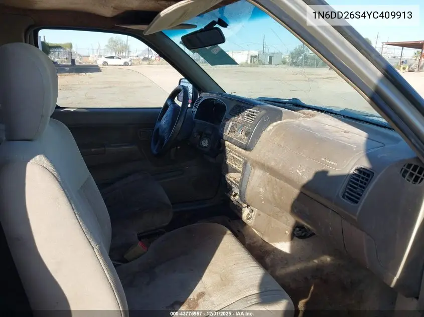 1N6DD26S4YC409913 2000 Nissan Frontier Xe