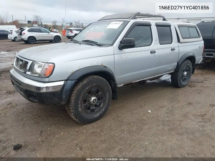 1N6ED27Y1YC401856 2000 Nissan Frontier Se-V6/Xe-V6