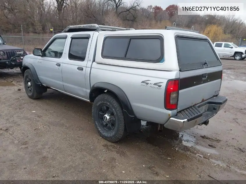1N6ED27Y1YC401856 2000 Nissan Frontier Se-V6/Xe-V6