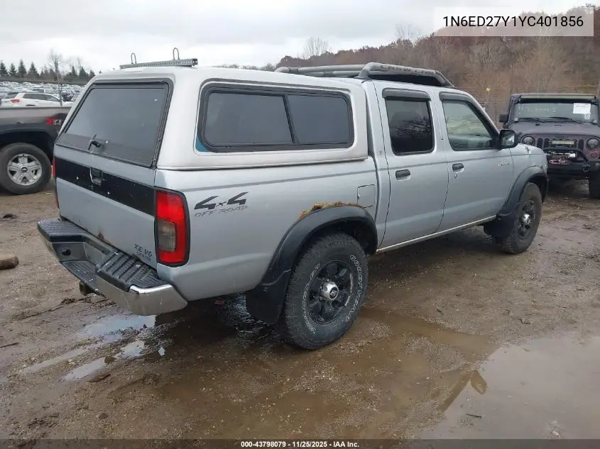 1N6ED27Y1YC401856 2000 Nissan Frontier Se-V6/Xe-V6