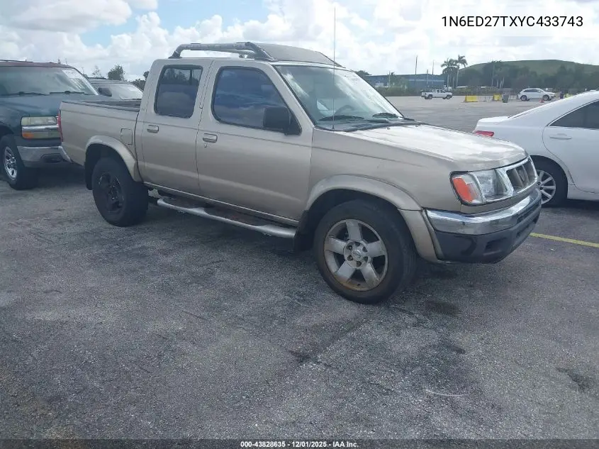 1N6ED27TXYC433743 2000 Nissan Frontier Se-V6/Xe-V6