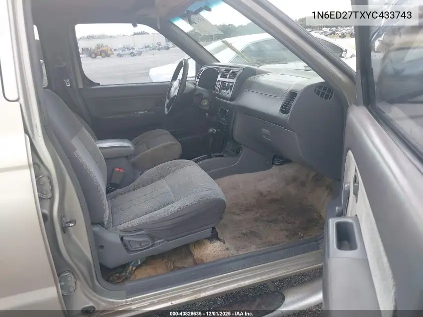 1N6ED27TXYC433743 2000 Nissan Frontier Se-V6/Xe-V6