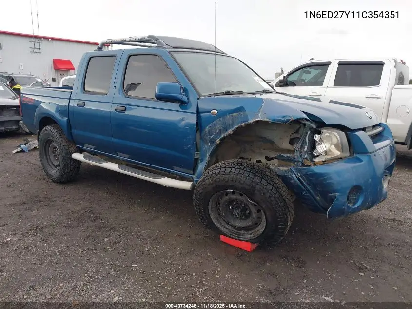 1N6ED27Y11C354351 2001 Nissan Frontier Se-V6
