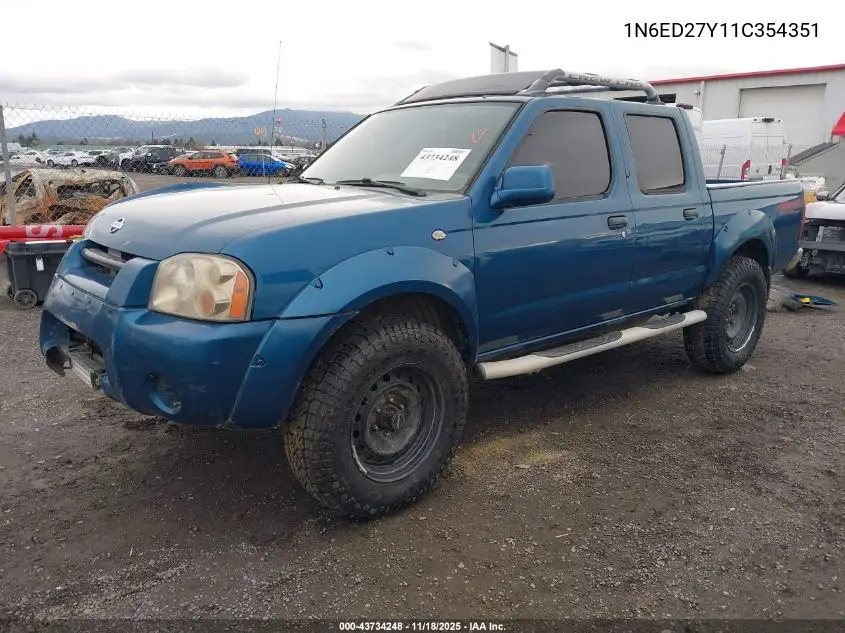 1N6ED27Y11C354351 2001 Nissan Frontier Se-V6