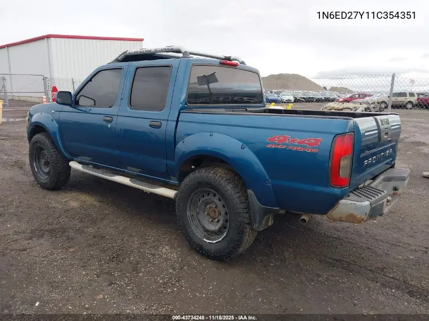 1N6ED27Y11C354351 2001 Nissan Frontier Se-V6