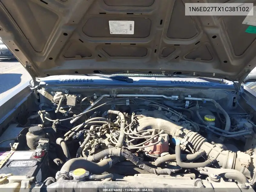 1N6ED27TX1C381102 2001 Nissan Frontier Xe-V6