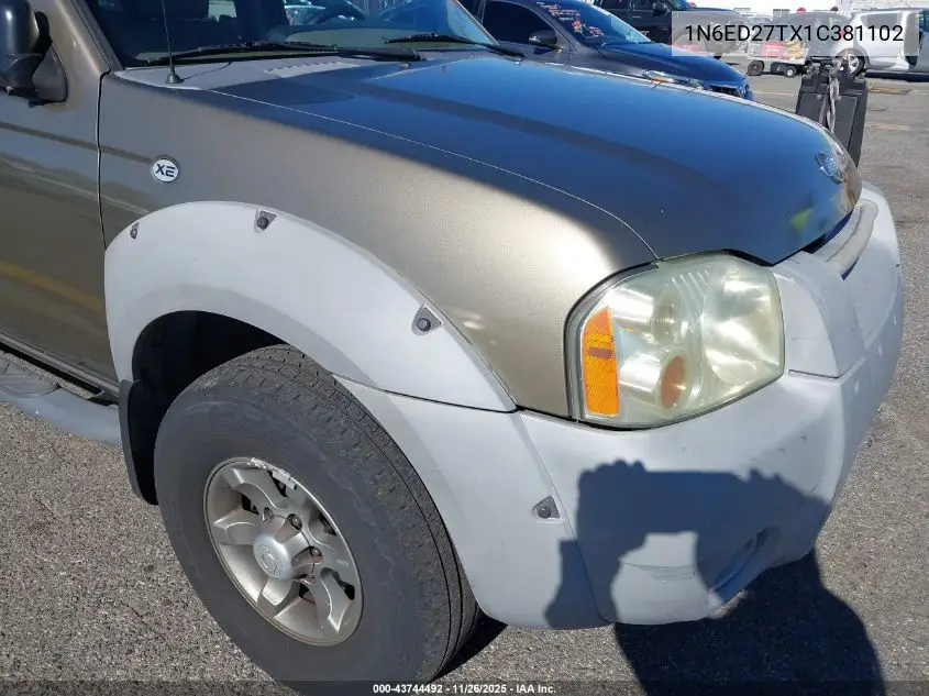 1N6ED27TX1C381102 2001 Nissan Frontier Xe-V6