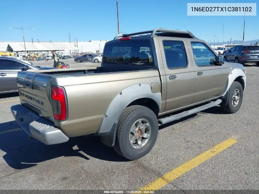 1N6ED27TX1C381102 2001 Nissan Frontier Xe-V6