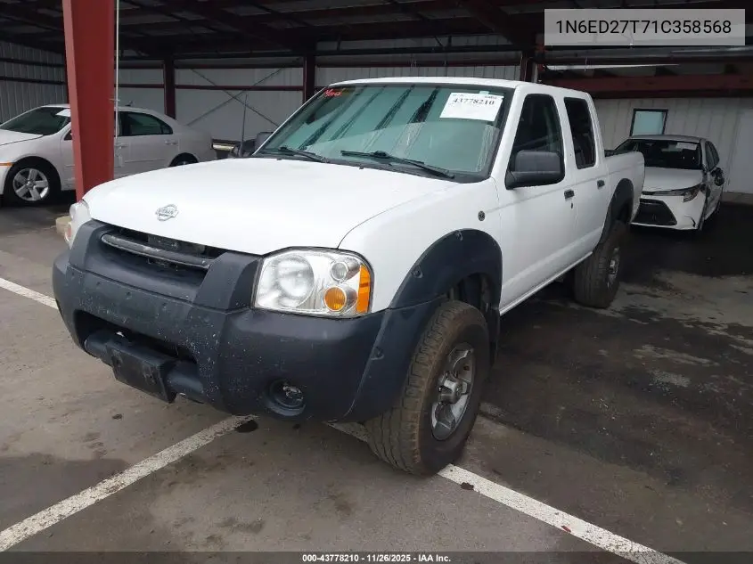 1N6ED27T71C358568 2001 Nissan Frontier Xe-V6