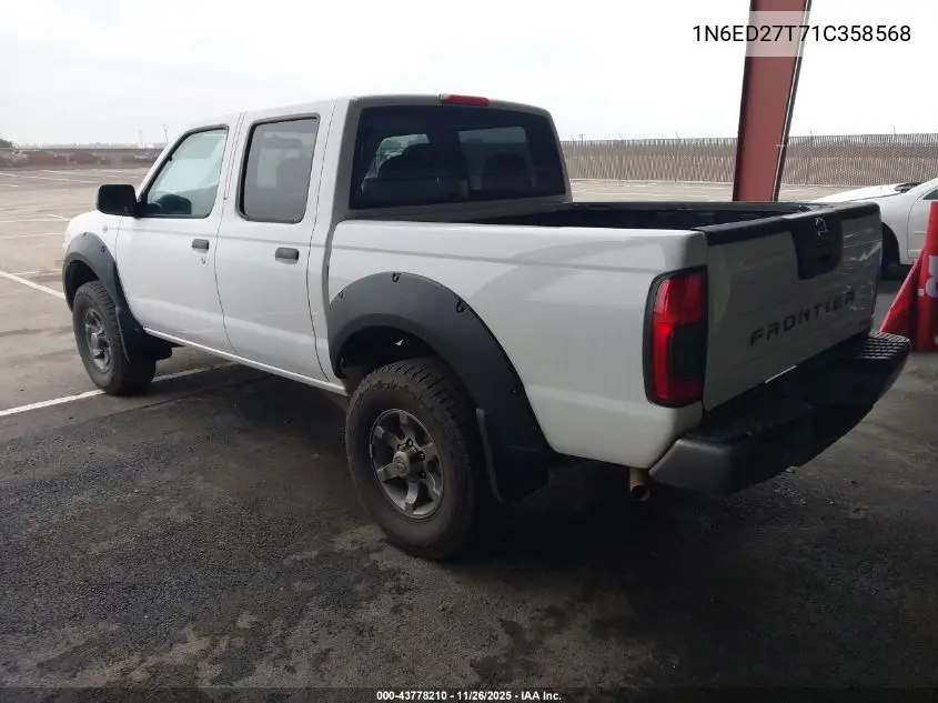 1N6ED27T71C358568 2001 Nissan Frontier Xe-V6