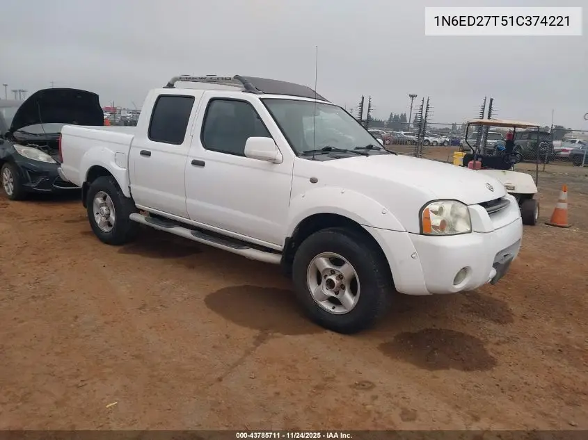 1N6ED27T51C374221 2001 Nissan Frontier Se-V6