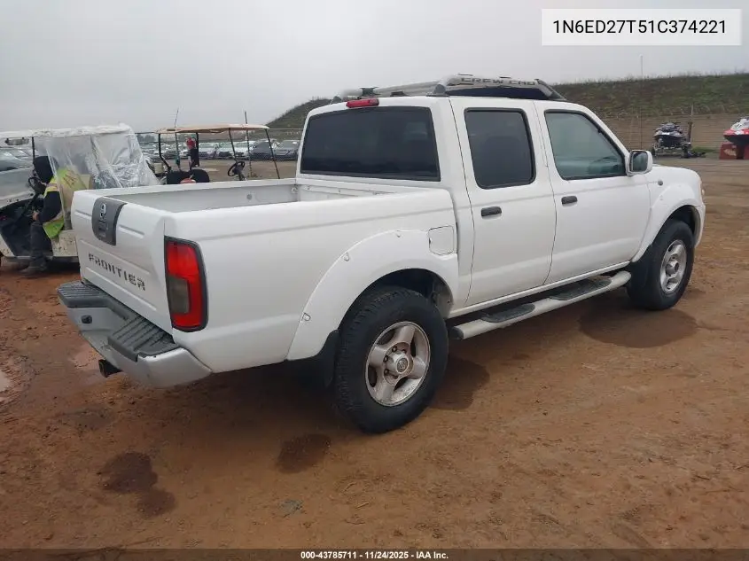 1N6ED27T51C374221 2001 Nissan Frontier Se-V6