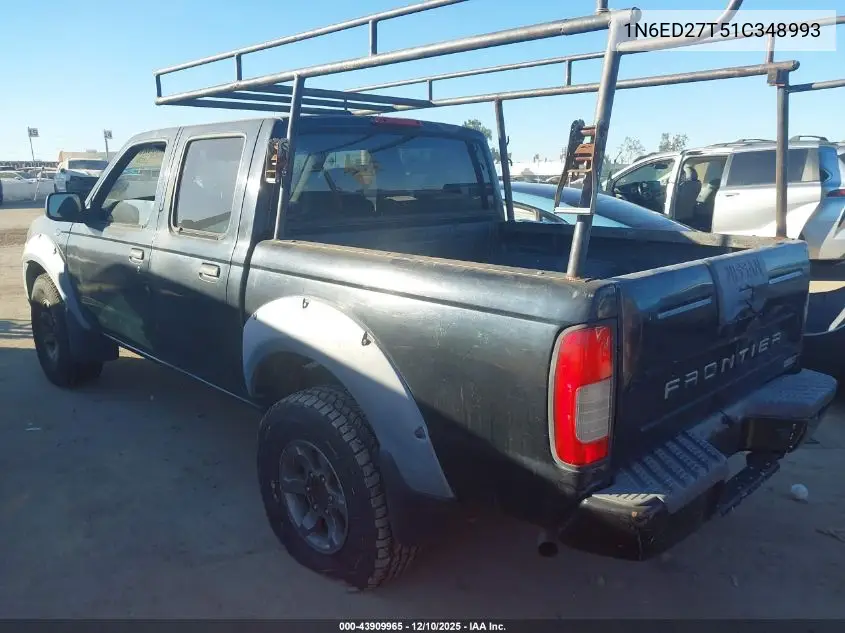 1N6ED27T51C348993 2001 Nissan Frontier Xe-V6