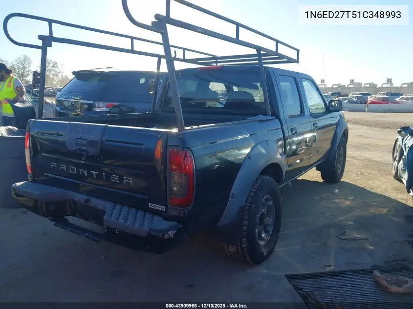1N6ED27T51C348993 2001 Nissan Frontier Xe-V6