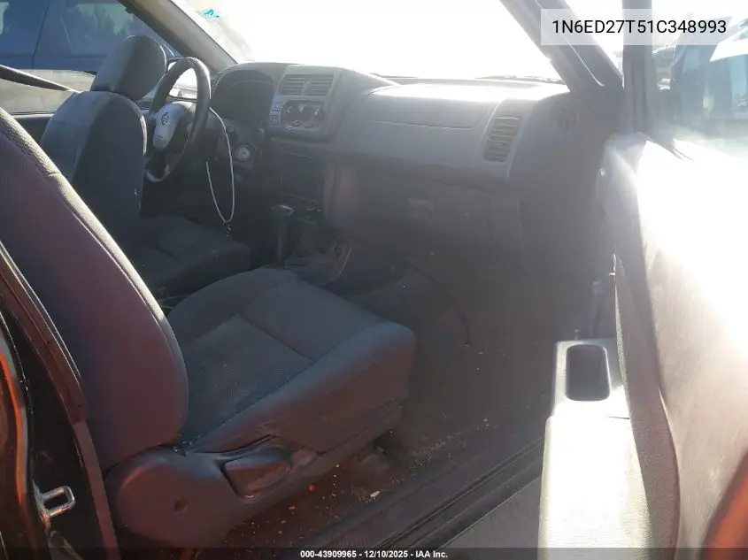 1N6ED27T51C348993 2001 Nissan Frontier Xe-V6