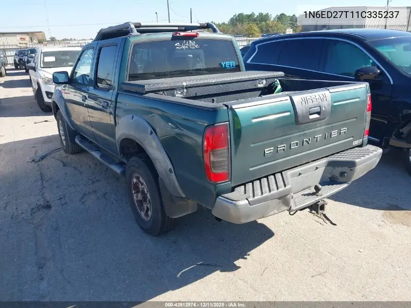 1N6ED27T11C335237 2001 Nissan Frontier Xe-V6