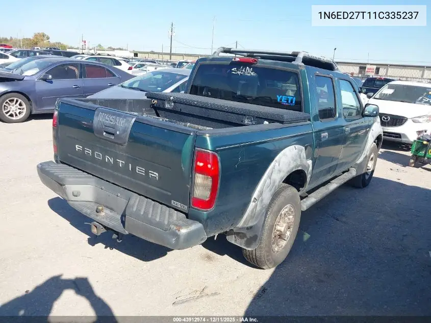 1N6ED27T11C335237 2001 Nissan Frontier Xe-V6