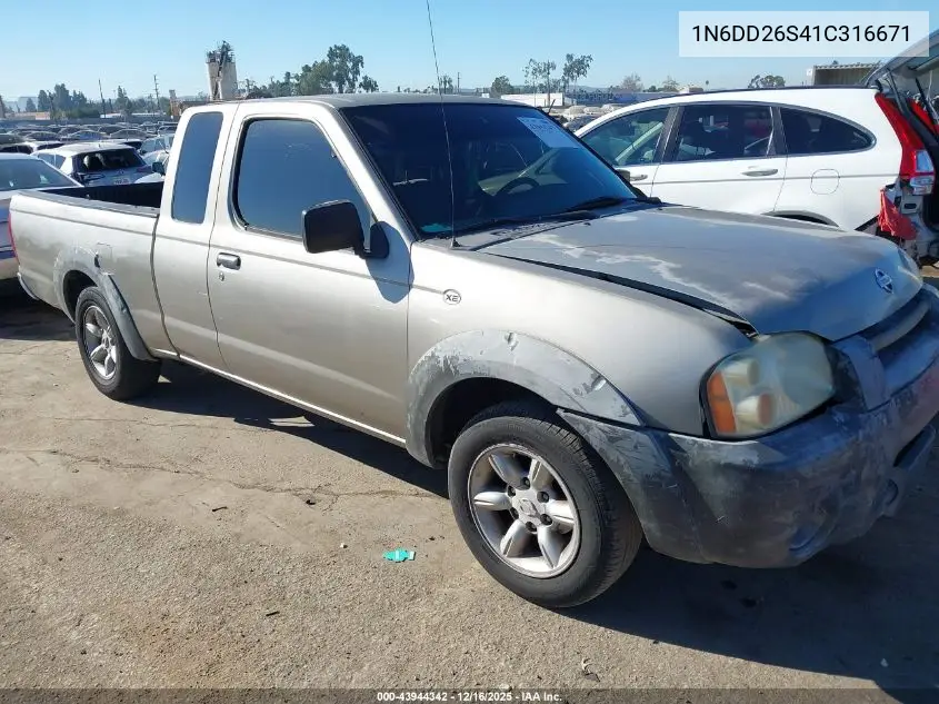 1N6DD26S41C316671 2001 Nissan Frontier Xe