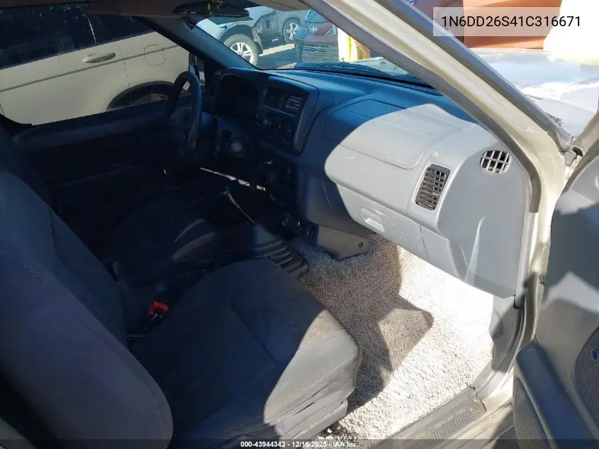 1N6DD26S41C316671 2001 Nissan Frontier Xe