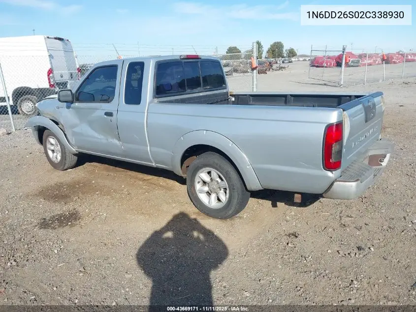 1N6DD26S02C338930 2002 Nissan Frontier Xe