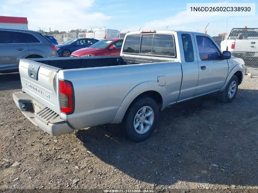1N6DD26S02C338930 2002 Nissan Frontier Xe