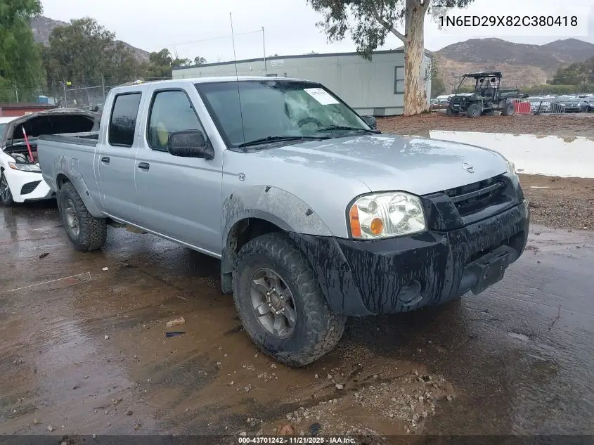 1N6ED29X82C380418 2002 Nissan Frontier Xe-V6