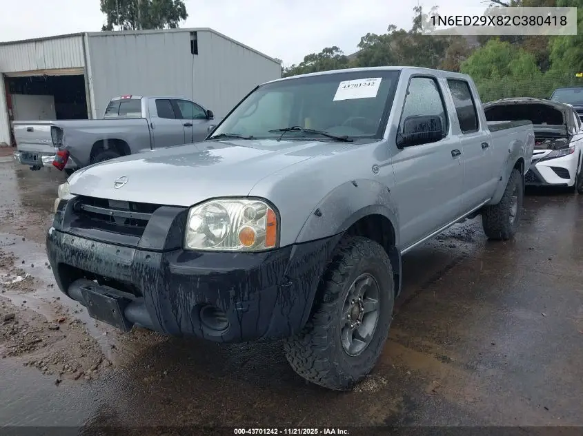 1N6ED29X82C380418 2002 Nissan Frontier Xe-V6