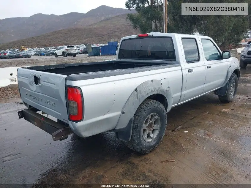1N6ED29X82C380418 2002 Nissan Frontier Xe-V6