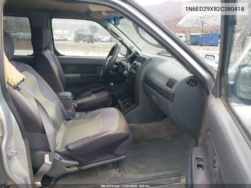 1N6ED29X82C380418 2002 Nissan Frontier Xe-V6