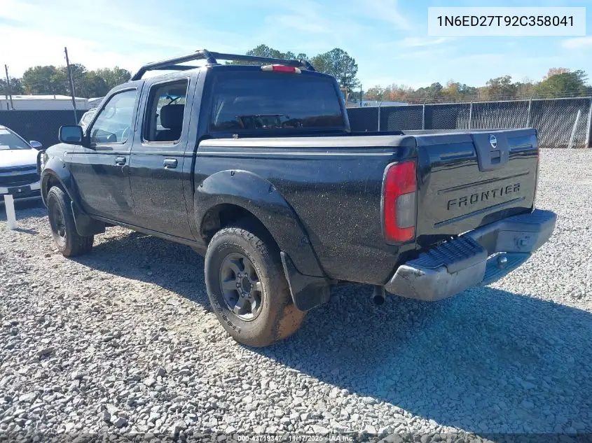 1N6ED27T92C358041 2002 Nissan Frontier Xe-V6