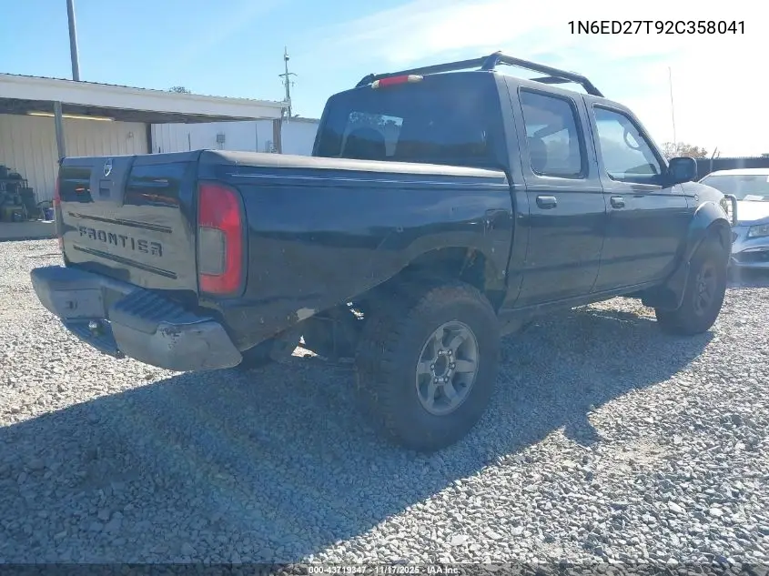 1N6ED27T92C358041 2002 Nissan Frontier Xe-V6