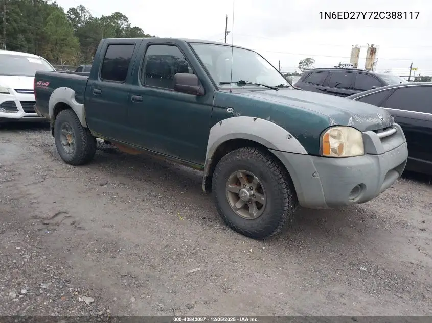 1N6ED27Y72C388117 2002 Nissan Frontier Xe-V6