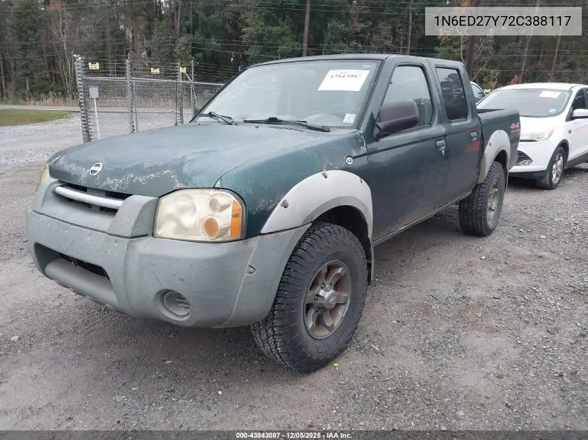 1N6ED27Y72C388117 2002 Nissan Frontier Xe-V6