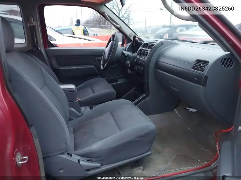 1N6DD26S42C325260 2002 Nissan Frontier Xe