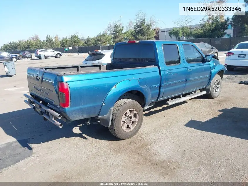 1N6ED29X52C333346 2002 Nissan Frontier Xe-V6