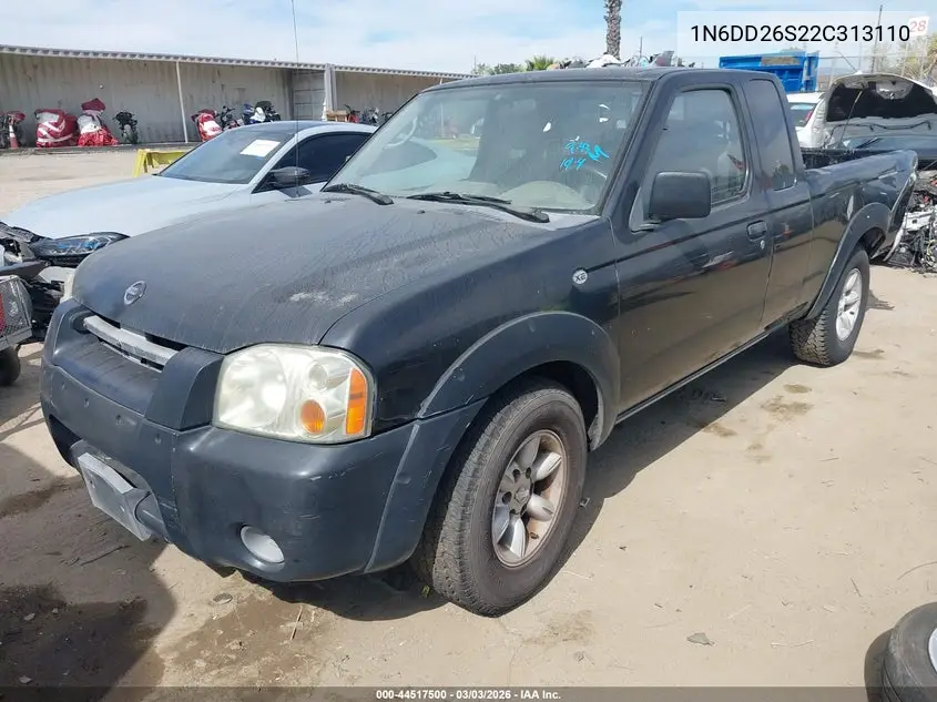 1N6DD26S22C313110 2002 Nissan Frontier Xe