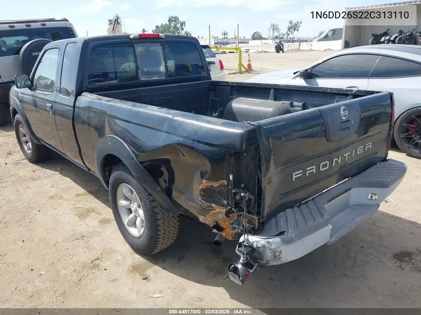 1N6DD26S22C313110 2002 Nissan Frontier Xe