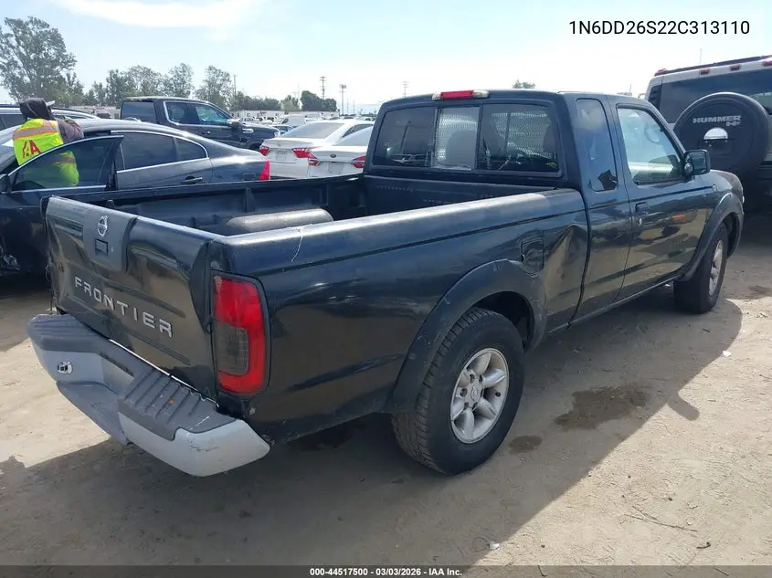 1N6DD26S22C313110 2002 Nissan Frontier Xe