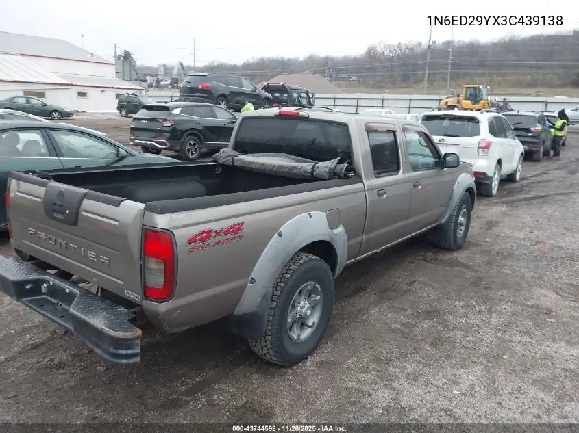 1N6ED29YX3C439138 2003 Nissan Frontier Xe-V6