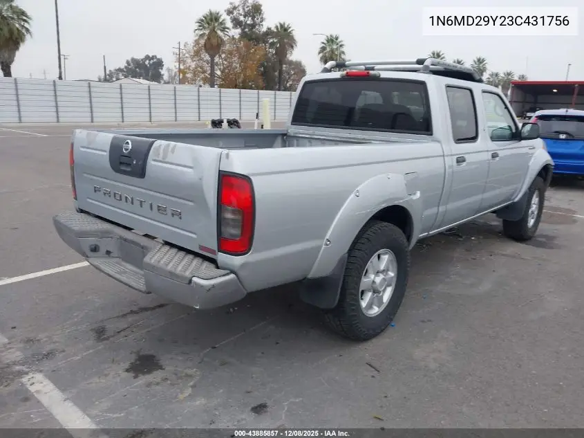 1N6MD29Y23C431756 2003 Nissan Frontier Sve-V6