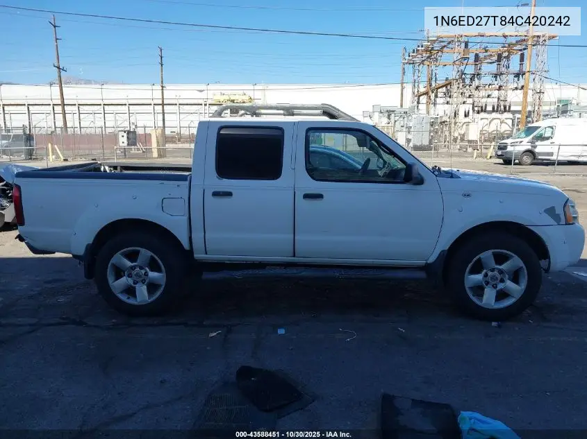 1N6ED27T84C420242 2004 Nissan Frontier Xe-V6
