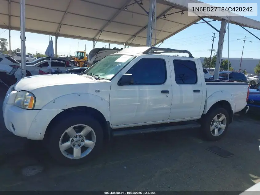 1N6ED27T84C420242 2004 Nissan Frontier Xe-V6