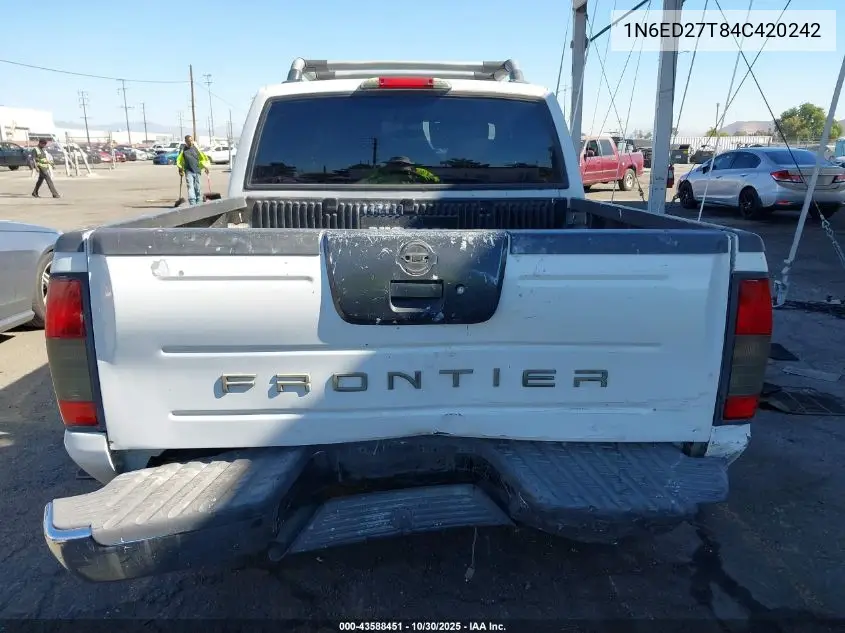 1N6ED27T84C420242 2004 Nissan Frontier Xe-V6