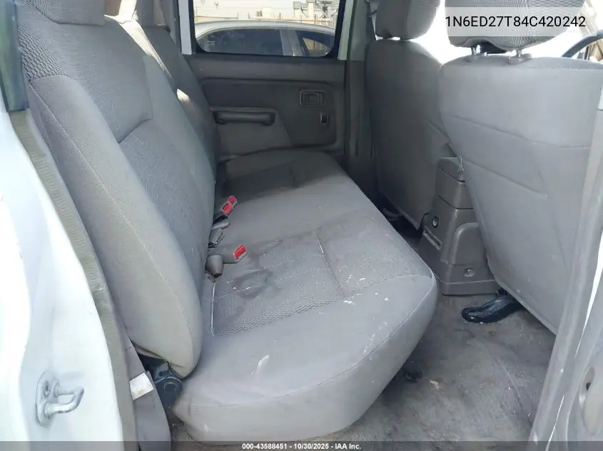 1N6ED27T84C420242 2004 Nissan Frontier Xe-V6