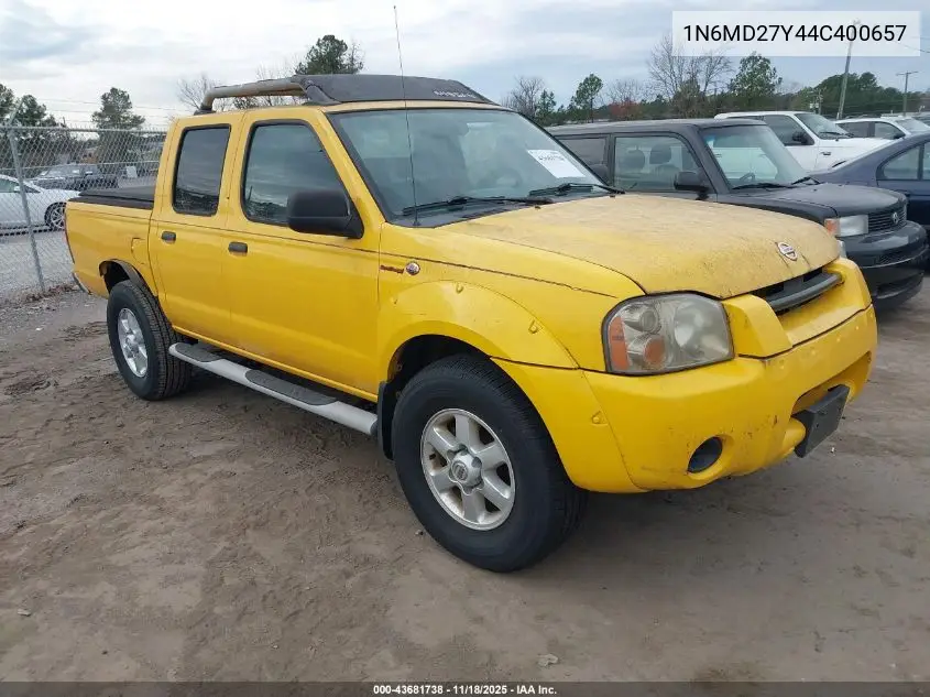 1N6MD27Y44C400657 2004 Nissan Frontier Sc-V6